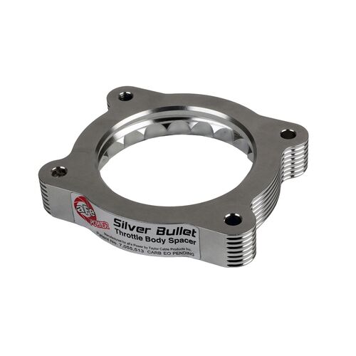 AFE проставка под дроссель Silver Bullet Throttle Body Spacer - Silver 46-34022