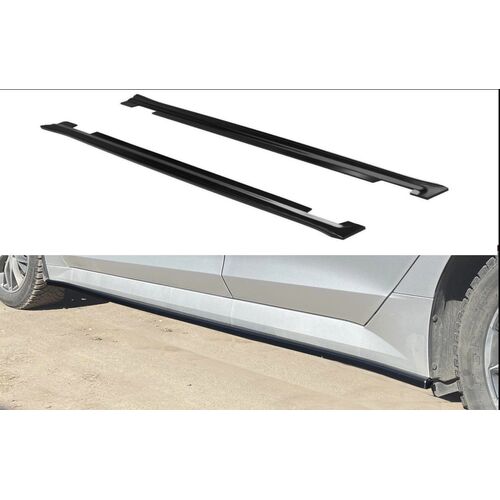 Vonard customs Лезвия под пороги KIA K5 - Черный глянец, KIK5-3-SS1G