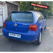 Vonard customs Спойлер лезвие крышки багажника VW Golf 4 (под покраску) - Под покраску черный матовый, VWG4-TS1P