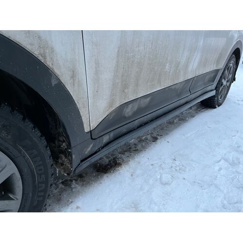 Vonard customs Лезвия под пороги Hyundai Creta 1 (текстурные) - Текстурный черный, HYC-1-SS1T