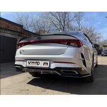 Vonard Спойлер лезвие на крышку багажника KIA K5 V.2 (короткий) - Черный глянец