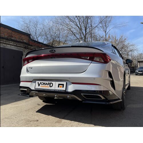 Vonard Спойлер лезвие на крышку багажника KIA K5 V.2 (короткий) - Черный глянец