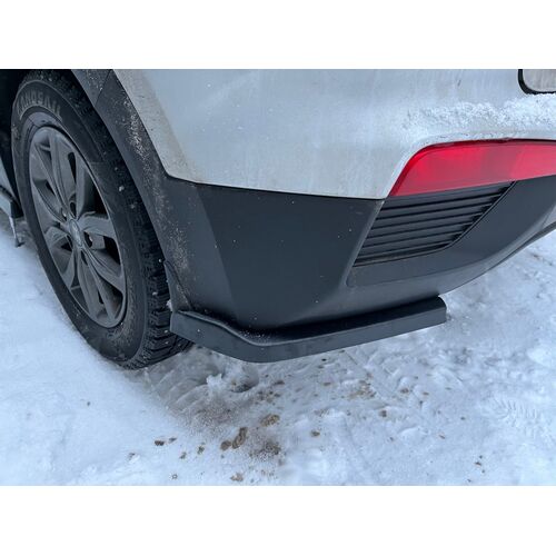 Vonard customs Сплиттеры заднего бампера Hyundai Creta 1 (текстурные) - Текстурный черный, HYC-1-RS1T