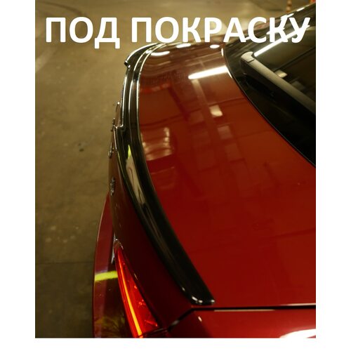 Vonard Спойлер лезвие на багажник VW Polo 6 седан (Skoda rapid) (бэтмен стиль) под покраску - Под покраску черный матовый