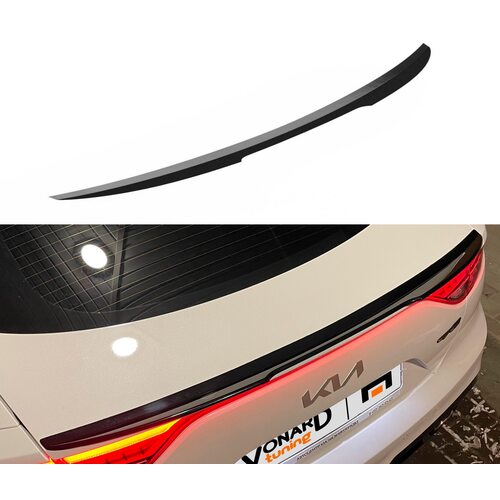 Vonard Спойлер лезвие на крышку багажника KIA Stinger (бэтмен стиль) - Черный глянец