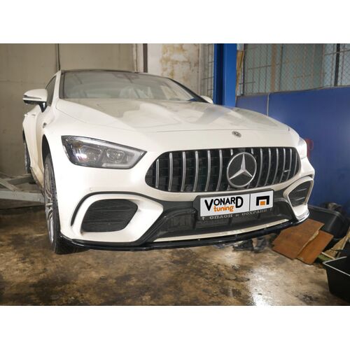 Vonard Сплиттер переднего бампера Mercedes AMG GT 53s 63s X290 - Черный глянец
