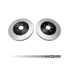034Motorsport задние 2-х составные тормозные диски для Audi Q7/Q8/A6/A7/A8/Touareg mk3 (4m/c8/d5) (350x28mm) (2шт к-т)