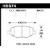 HAWK LTS задние тормозные колодки для Ford Edge/Flex/Explorer (mk5)/Lincoln MKS (10-16) HAWK LTS задние тормозные колодки для Ford Edge/Flex/Explorer (mk5)/Lincoln MKS (10-16)