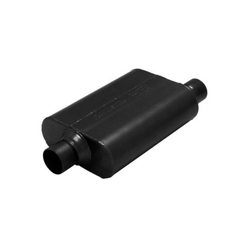 Super 44 Series Muffler, 2.50 IN (C) / OUT (O): ea, 409S Stainless Steel