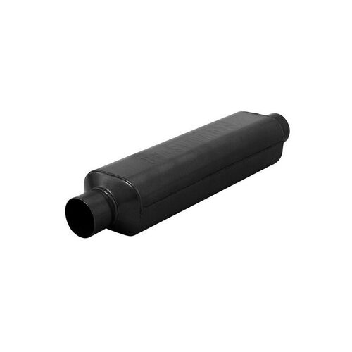 Super HP-2 Muffler, 2.25 In/Out, 4H x 5W x 18L Body, 409S