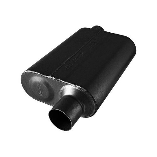 Super 44 Series Muffler, 2.50 IN (O) / OUT (O): ea, 409S Stainless Steel