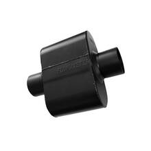 Super 10 Series Muffler, 2.50 IN (C) / OUT (C): ea, 409S Stainless Steel