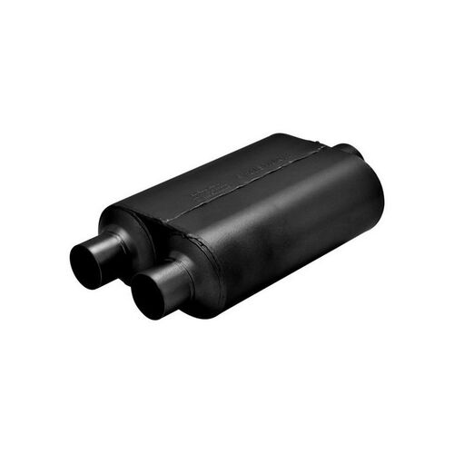 Super 40 Series Muffler, 3.00 IN (C) / 2.50 OUT (D): ea, 16 Gauge 409S Stainless Steel