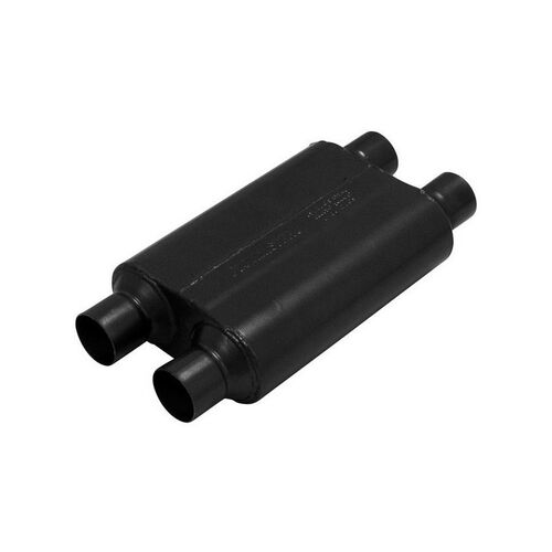Super 44 Series Muffler, 2.50 IN (D) / OUT (D): ea, 409S Stainless Steel