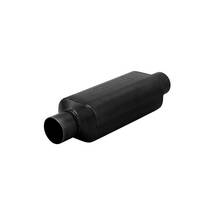 Super HP-2 Muffler, 2.50 In/Out, 4H x 5W x 12L Body, 409S