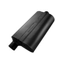 Super 50 Series / Performance Muffler, 2.50 IN (O) / OUT (C): ea,16 Gauge 409S Stainless Steel