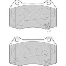 FERODO DS1.11 Колодки передние для NISSAN 350Z / Honda Integra DC5/ Mini Cooper R55/R56/R57/R58 (BREMBO)