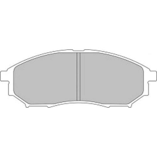 FERODO DS2500 Колодки перед для INFINITI FX35/FX45/G35/M35/M45, NISSAN 350Z (не Brembo)