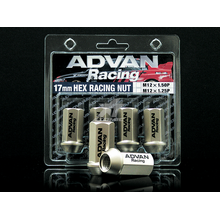 ADVAN Гайки колесные 12x1.25 17mm (4шт)