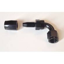 6 AN (6AN AN6) фитинг 90 градусов черный Goodridge 1136-9006BK