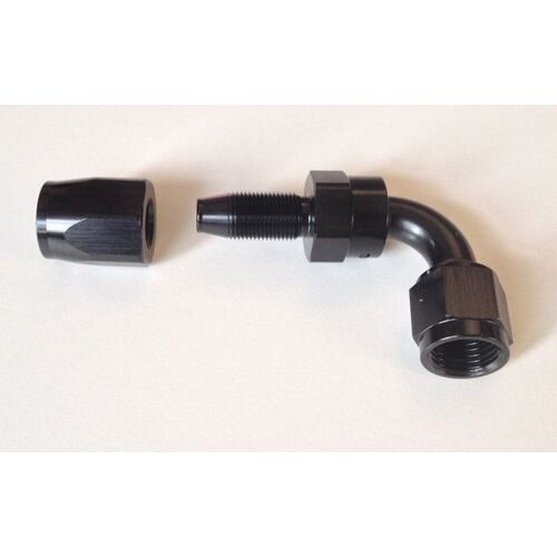 6 AN (6AN AN6) фитинг 90 градусов черный Goodridge 1136-9006BK