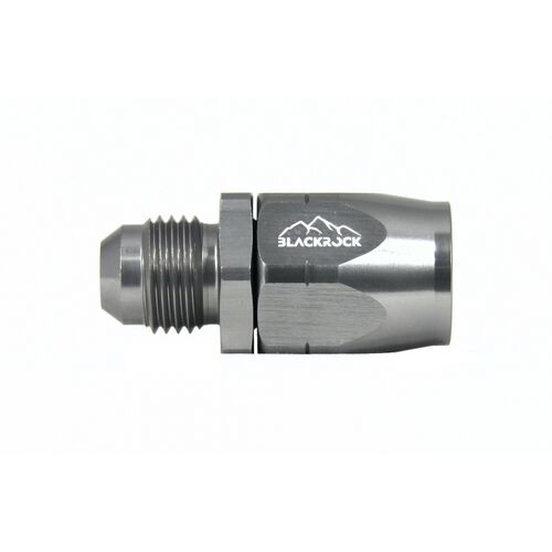 - 6 AN (6AN AN6) фитинг прямой ПАПА, BlackRock Lab A06-001-MA6Ti