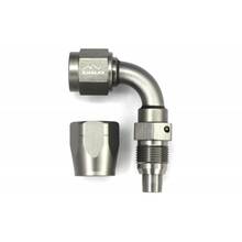 6 AN (6AN AN6) фитинг 90 градусов 20 серия BlackRock Lab A06-090-2Ti