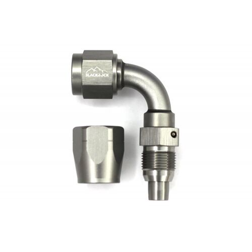 - 6 AN (6AN AN6) фитинг 90 градусов 20 серия BlackRock Lab A06-090-2Ti