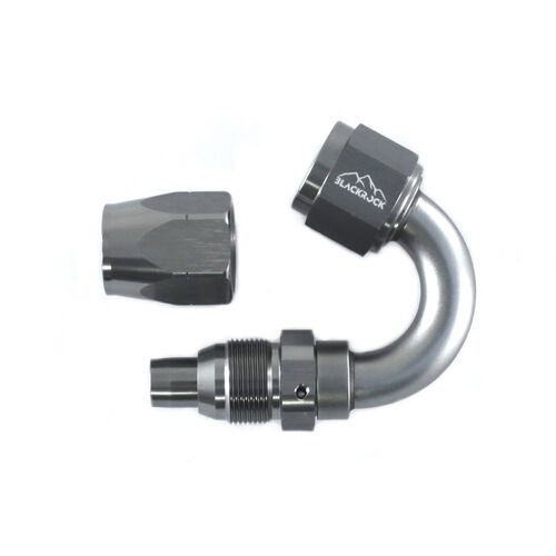 - 8 AN (8AN AN8) фитинг 150 градусов 20 серия BlackRock Lab A08-150-2Ti