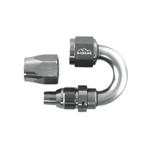 - 8 AN (8AN AN8) фитинг 180 градусов 20 серия BlackRock Lab A08-180-2Ti