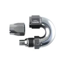 8 AN (8AN AN8) фитинг 180 градусов 30 серия BlackRock Lab A08-180-3Ti