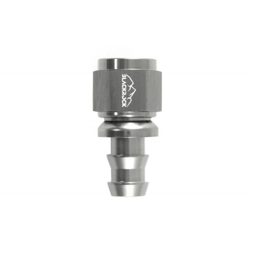 - 8 AN (8AN AN8) фитинг прямой, PUSH FIT серия BlackRock Lab P08-001-7Ti