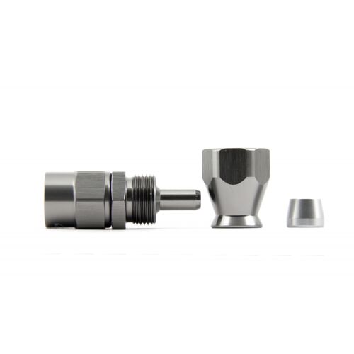 - 4 AN (4AN AN4) фитинг прямой 30 серия BlackRock Lab T04-001-3Ti, под тефлоноый шланг (600 серия)
