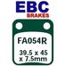 EBC тормозные колодки  FA054R
