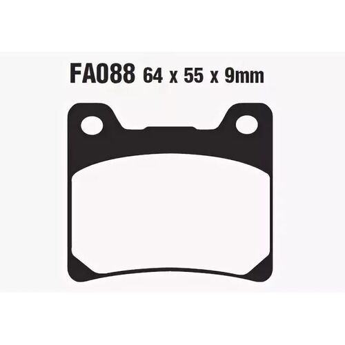 EBC тормозные колодки  FA088
