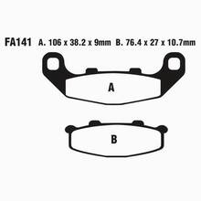 EBC тормозные колодки  FA141