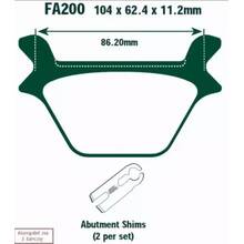 EBC тормозные колодки  FA200