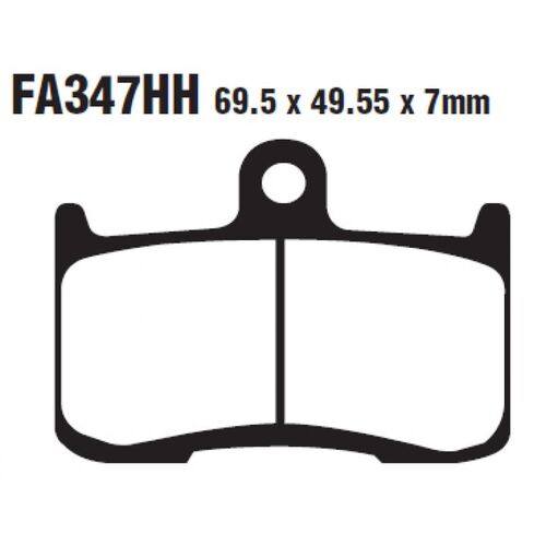 EBC тормозные колодки  FA347HH