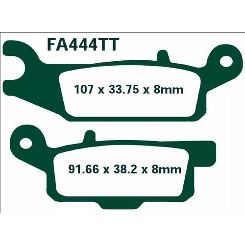 EBC тормозные колодки  FA444TT