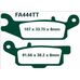 EBC тормозные колодки  FA444TT