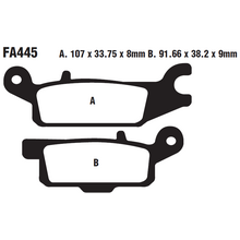 EBC тормозные колодки  FA445TT