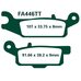 EBC тормозные колодки  FA446TT