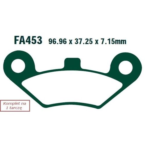 EBC тормозные колодки  FA453R