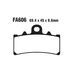 EBC тормозные колодки  FA606