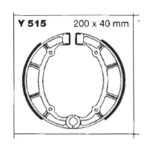 EBC тормозные колодки  Y515