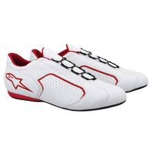 ALPINESTARS 2610213_23_6 Ботинки MONTREAL, белый с красным, натуральная кожа, р-р 38