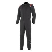 ALPINESTARS 3350219_13_ 56 Комбинезон для автоспорта HYPERTECH, FIA, чёрный/красный, р-р 56