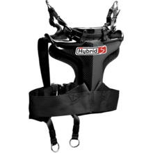 SIMPSON HYS.LRG.11.PA Система защиты шеи FIA HYBRID S под клипсы HANS, карбон, р-р LRG 4993L