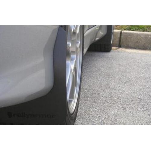 Rally Armor Брызговики Classic для Mitsubishi Lancer Evolution 8-9 (Черный логотип)