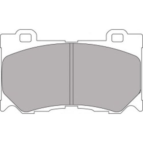 FERODO DS2500 передние тормозные колодки для INFINITI FX50/QX70/G37 Coupe /NISSAN 370Z (akebono)